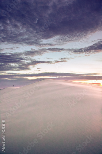 sunset on the dune