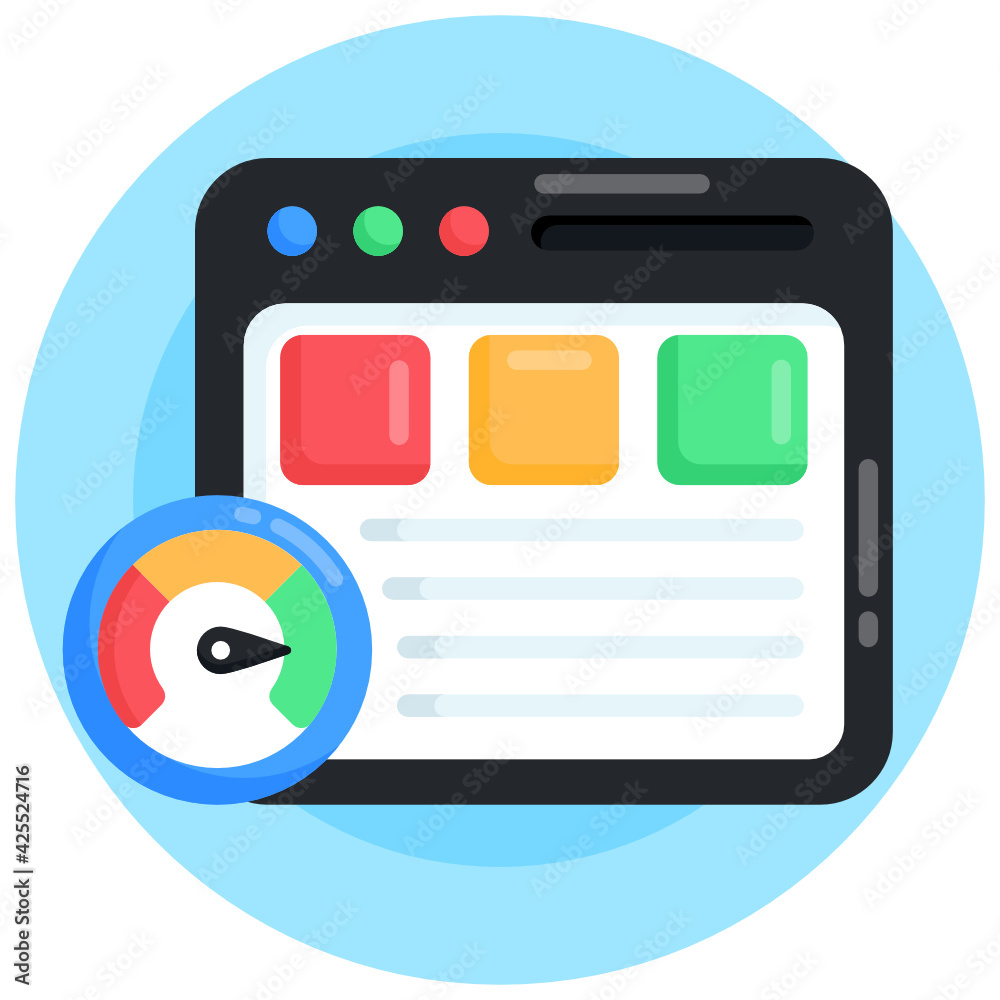 Web speed in flat icon, editable vector design
Web speed in flat icon, editable vector design