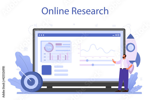 Analysis of financial activities online service or platform.