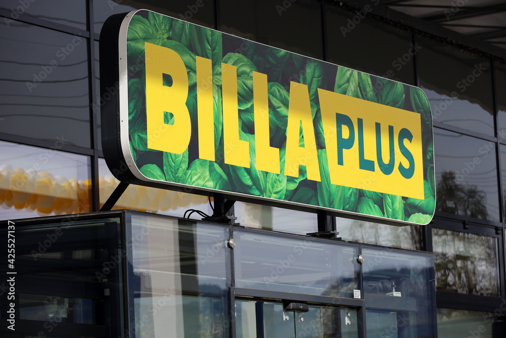 Billa Plus logo Stock Photo | Adobe Stock