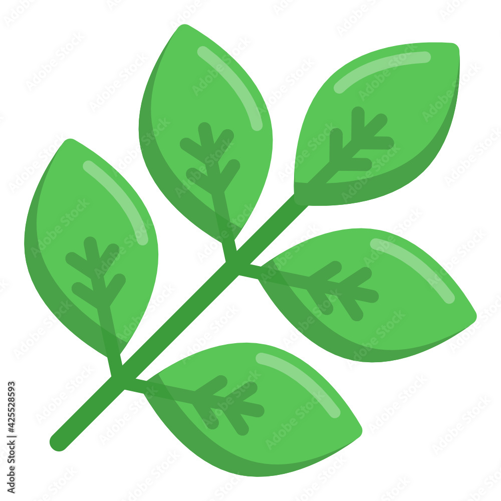 A flat design vector of leaves
A flat design vector of leaves