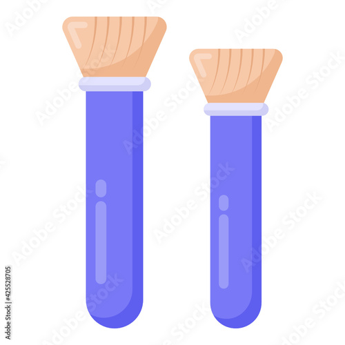
Trendy design vector of beauty brushes icon

