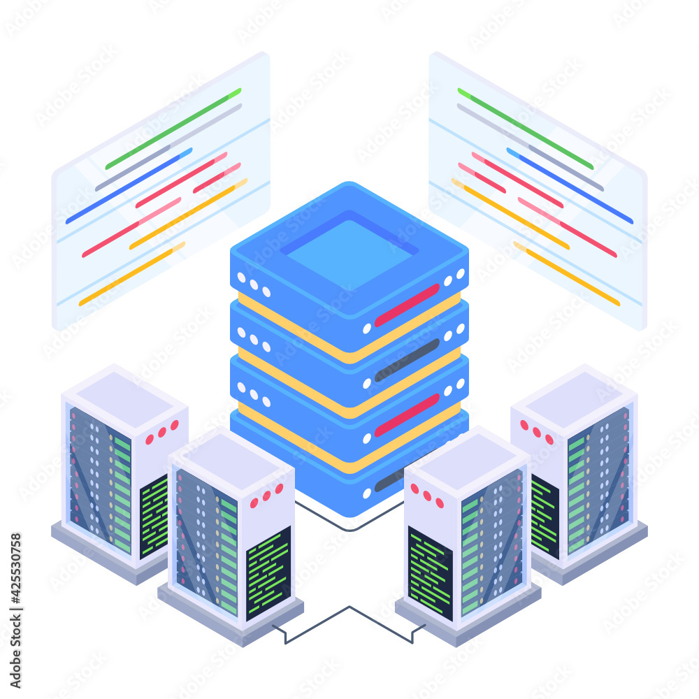 
Bitcoin analytics beautifully designed in isometric style 

