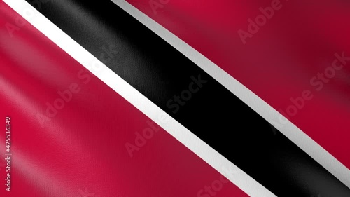 Flag of The Trinidad and Tobago. Flag's footages are rendered in real 3D software. Perfect for TV, Movies, social, HUD, presentations, webs etc.