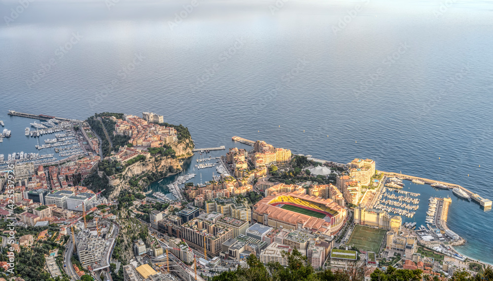 Naklejka premium Monaco from above