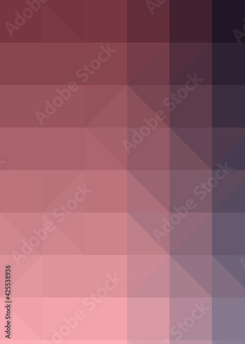 Abstract color Low-Polygones Generative Art background illustration