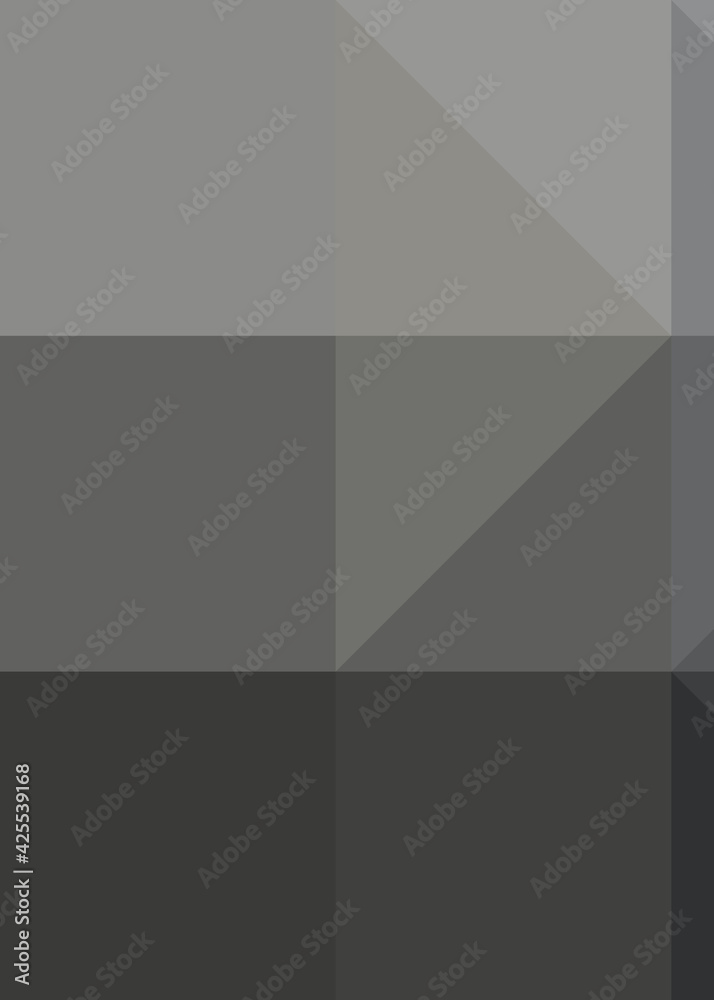 Abstract color Low-Polygones Generative Art background illustration