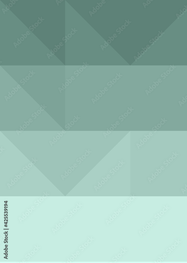 Fototapeta premium Abstract color Low-Polygones Generative Art background illustration