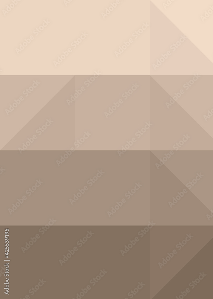 Fototapeta premium Abstract color Low-Polygones Generative Art background illustration