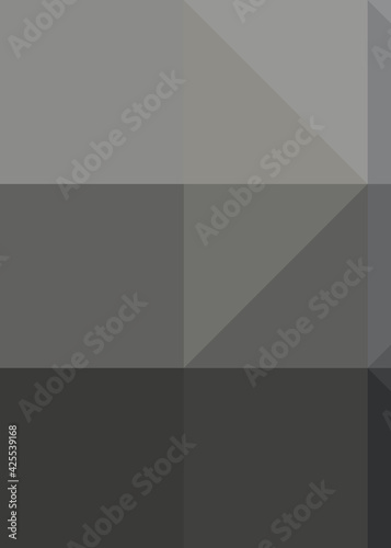 Abstract color Low-Polygones Generative Art background illustration