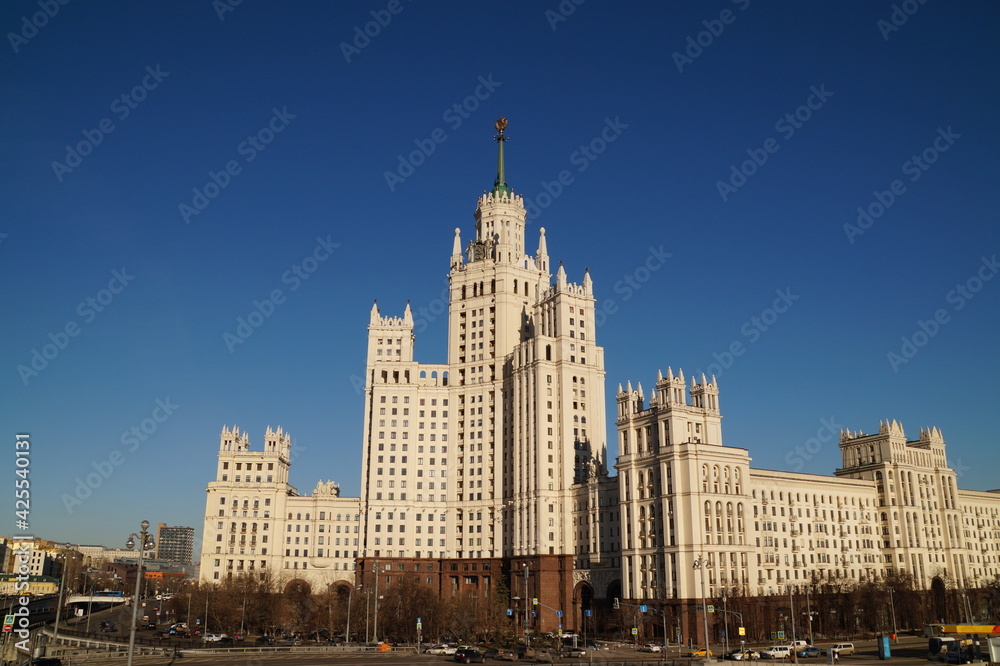 Moscow: Stalinist high-rise on Kotelnicheskaya embankment
