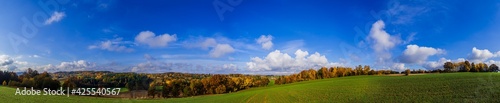 Jesienna panorama kaszub