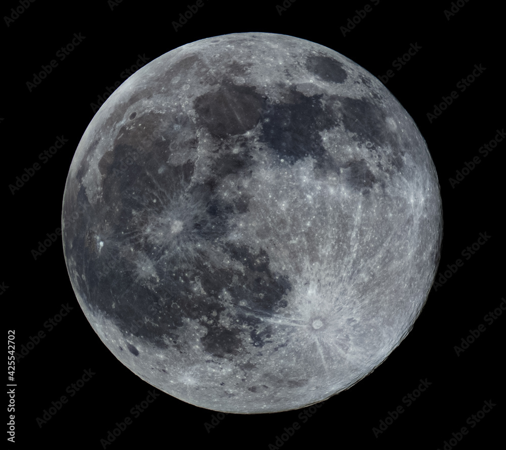 Naklejka premium Worm Full Moon March 2021