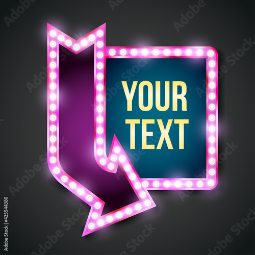 Retro Light Sign
