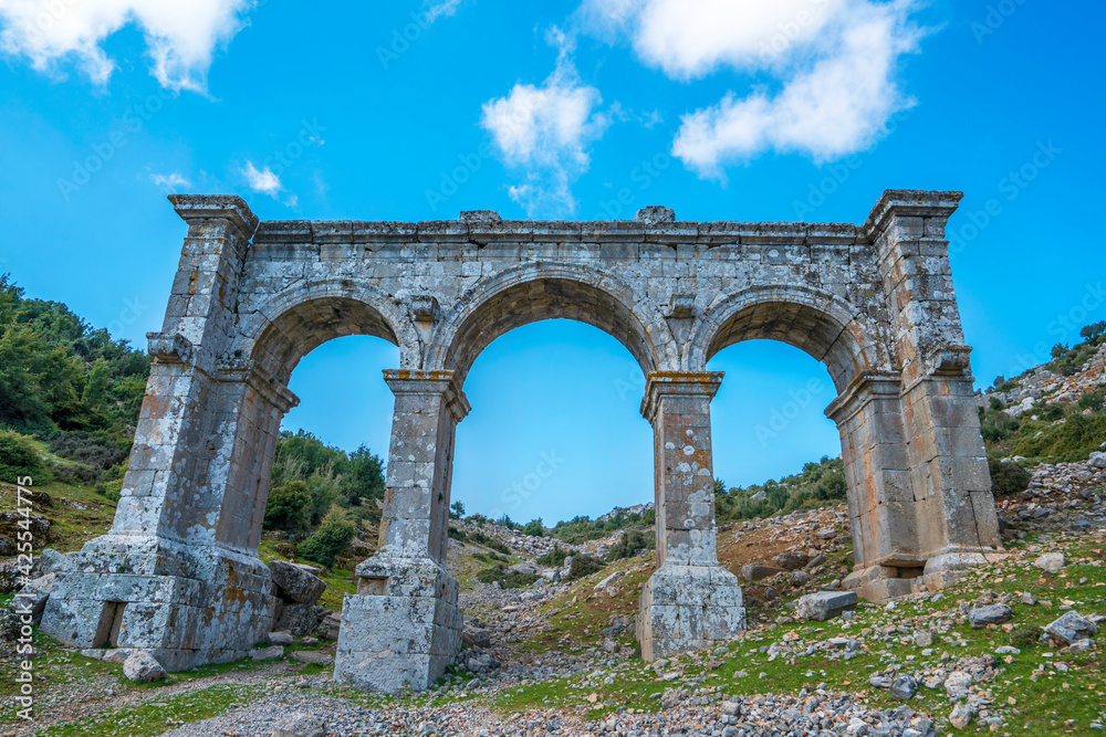 Ariassus or Ariassos  was a town in Pisidia, Asia Minor built on a steep hillside about 50 kilometres inland from Attaleia (modern Antalya).