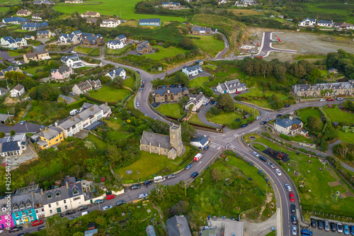 Irish Landmark West Cork Ireland Baltimore amazing aerial drone scenery view