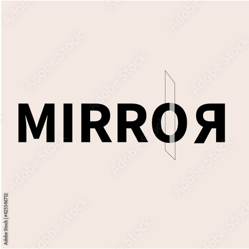 Mirror typography