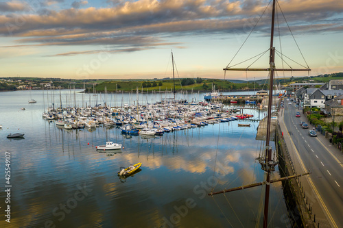 Kinsale Cork Ireland aerial amazing scenery view Irish landmark traditional town  photo