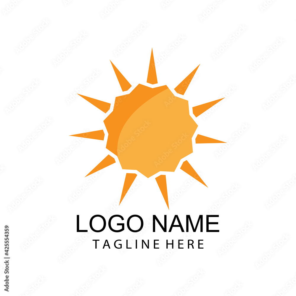 Sun Vector illustration Icon Logo Template design Sun Vector illustration Icon Logo Template design