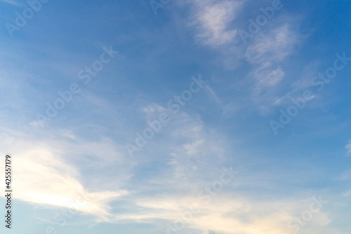Beautiful clouds and blue sky. Soft sky with soft clouds background. © Lifestyle Graphic