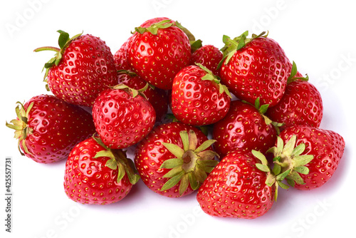 Studio shot of Fresh strawberry isolated on white background