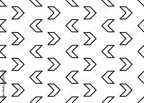 Arrow on a white background. Seamless texture. For printing, wrapping paper and fabric design.