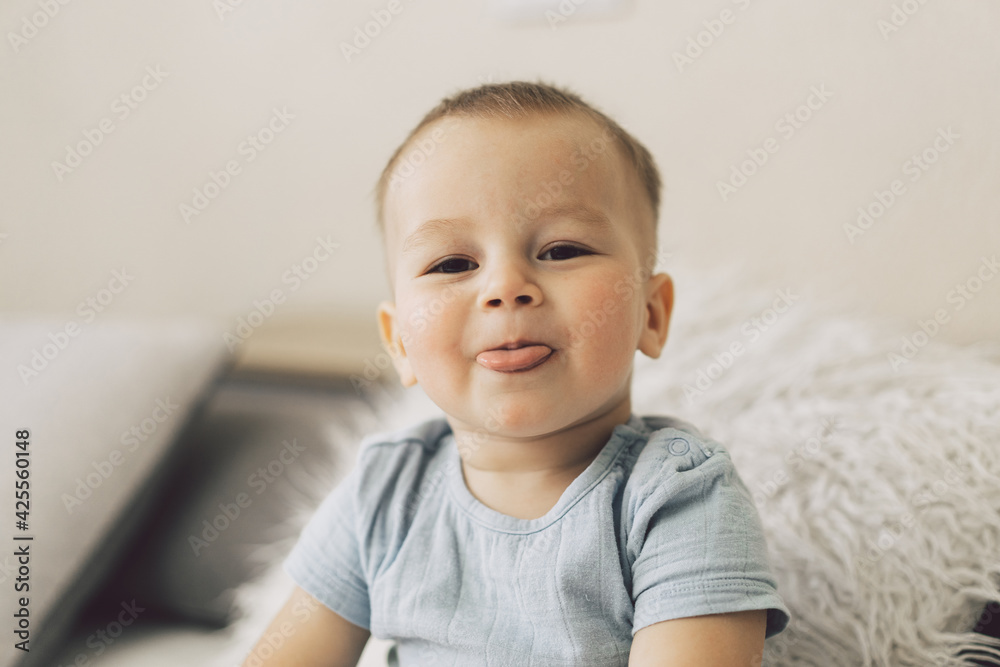 Happy little Boy. Portrait of a cute little boy