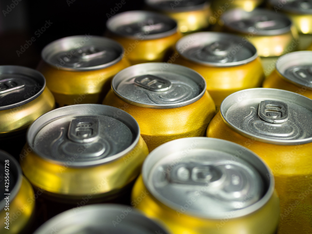 aluminum cans of soda background. aluminum cans of soda background.