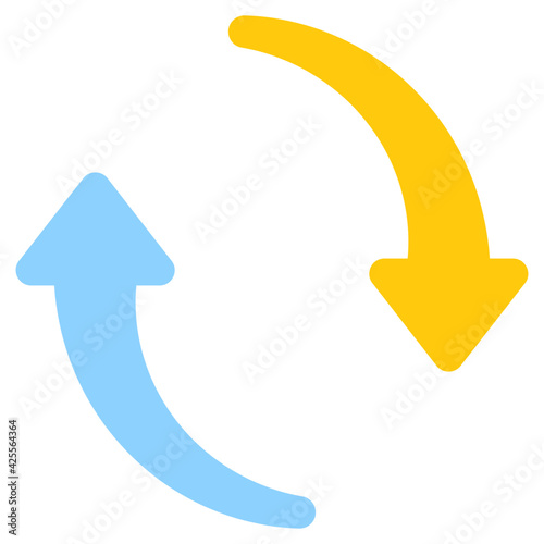 A perfect design vector of refresh arrows