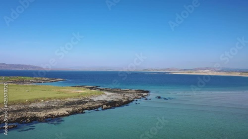 Wallpaper Mural Aerial view of the awarded Narin Beach by Portnoo and Inishkeel Island in County Donegal, Ireland. Torontodigital.ca