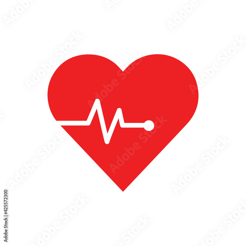 heart cpr medical icon vector design