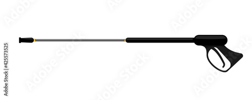 Pressure washing gun icon. Clipart image isolated on white background