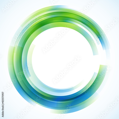 Geometric frame from circles, vector abstract background, wallpaperПечать
