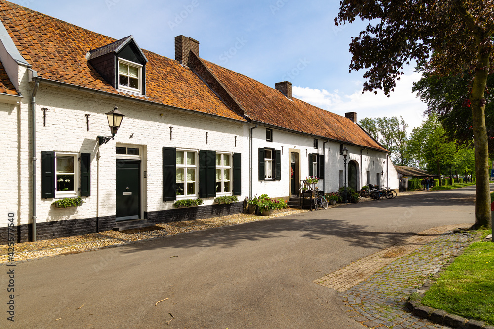 The town of Thorn with its striking white-painted houses, monumental buildings and authentic cobbled streets.