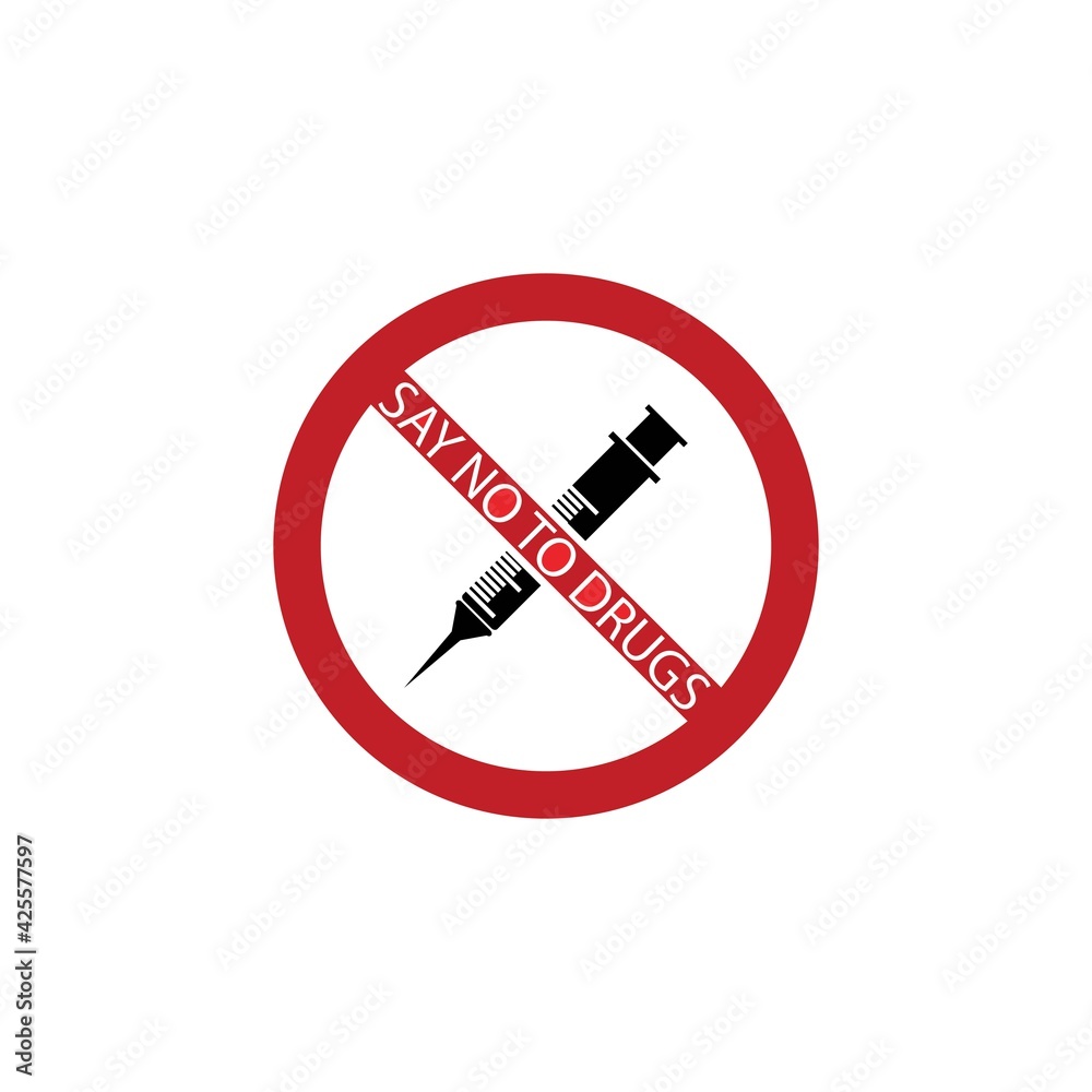 International Day Against Drug Abuse and Illicit Trafficking Vector Design International Day Against Drug Abuse and Illicit Trafficking Vector Design