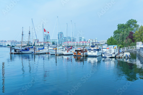 Inner Harbour Pier in Victoria British Columbia Canada