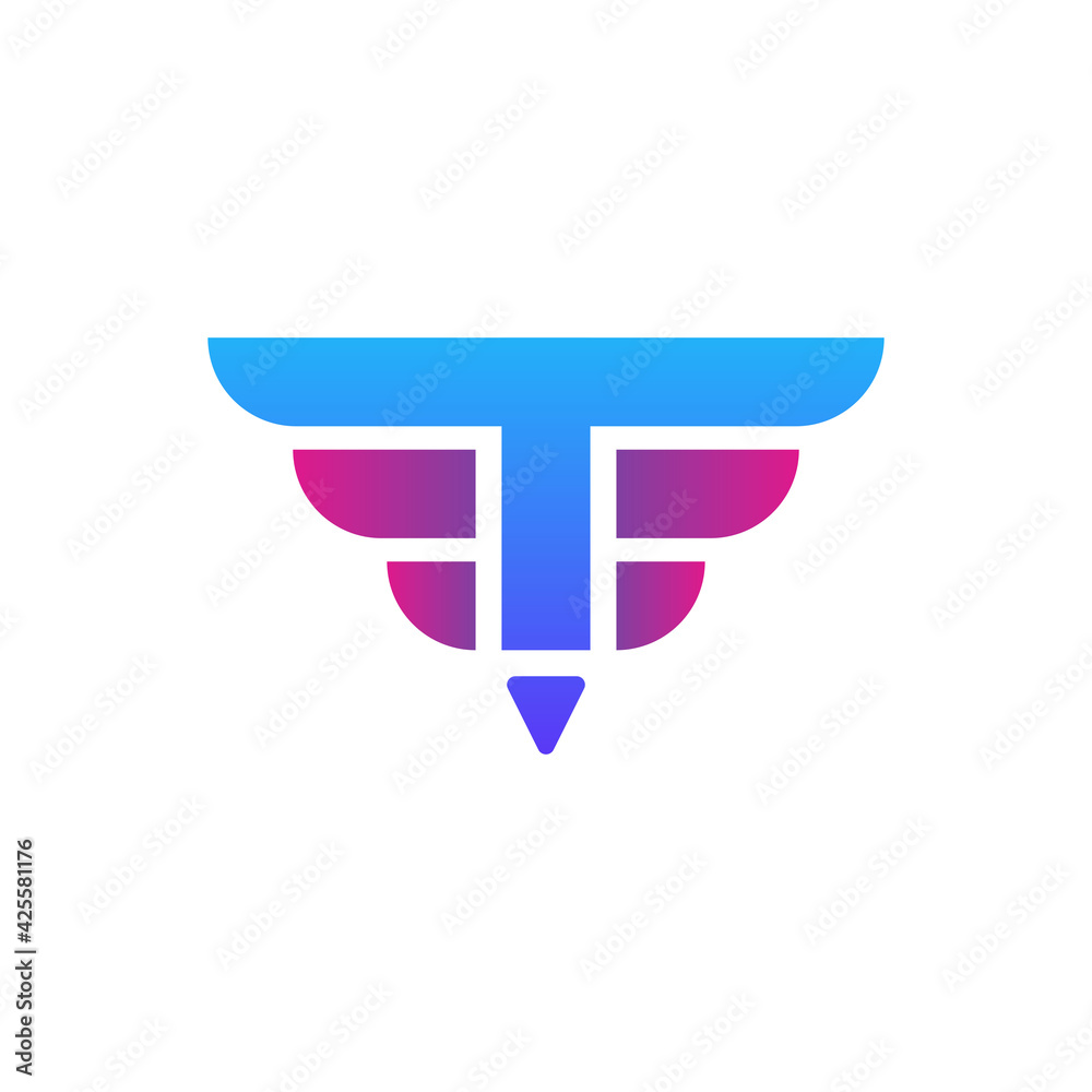 Letter T logo icon design template elements. vector illustration Letter T logo icon design template elements. vector illustration