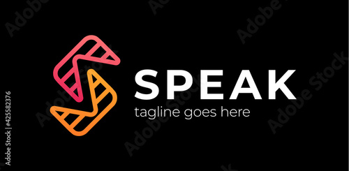 Letter S logo. Infinity Letter S Logo Design Template. Vector logotype design for business.