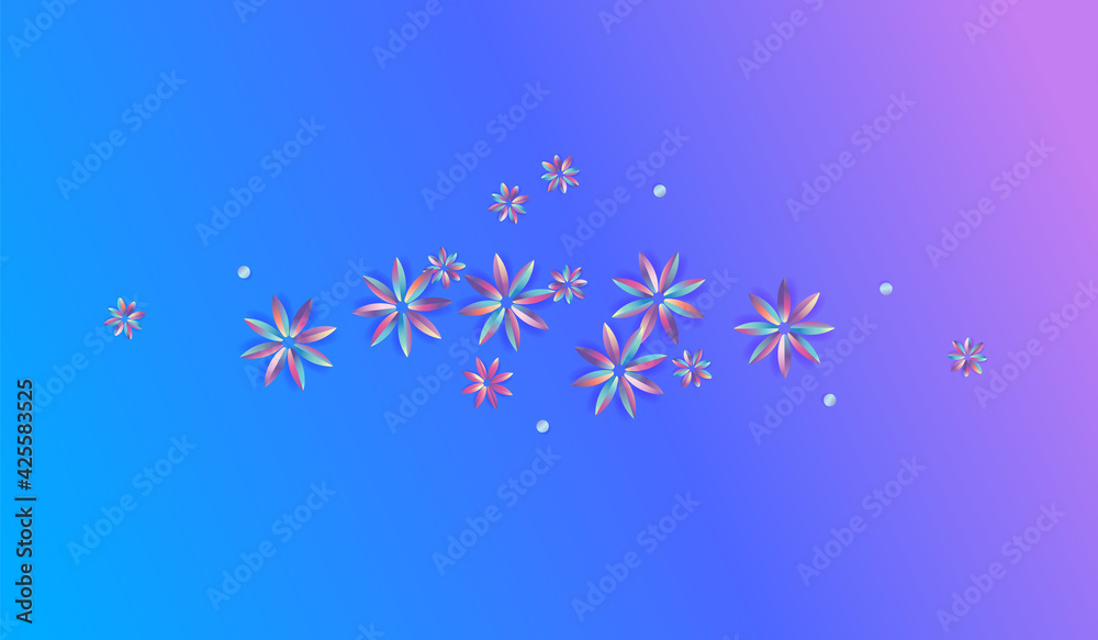 Light Flower Abstract Blue Background. Color Light Flower Abstract Blue Background. Color