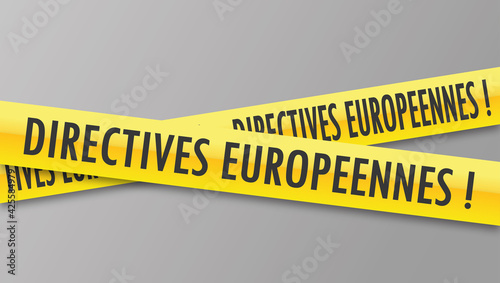 Logo directives européennes.