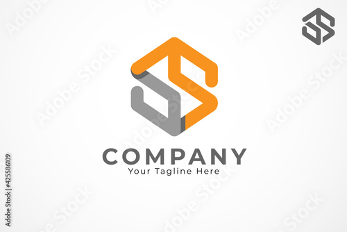 Abstract letter  S Logo. letter S with arrow combination, Usable for Business and logistic Logos, Flat Vector Logo Design Template, vector illustration