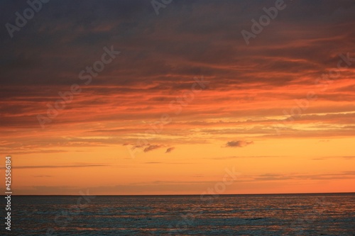 sunset at the beach