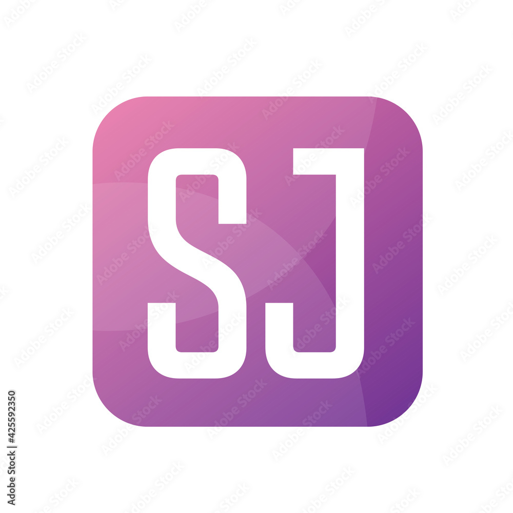 SJ Letter Logo Design With Simple style SJ Letter Logo Design With Simple style