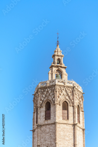 Valencia cathedral bell tower known as Miguelete or Micalet. 