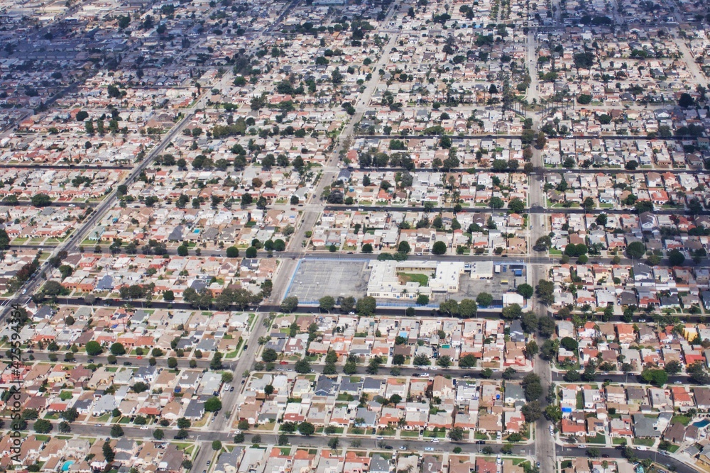 Luftaufnahme über Los Angeles