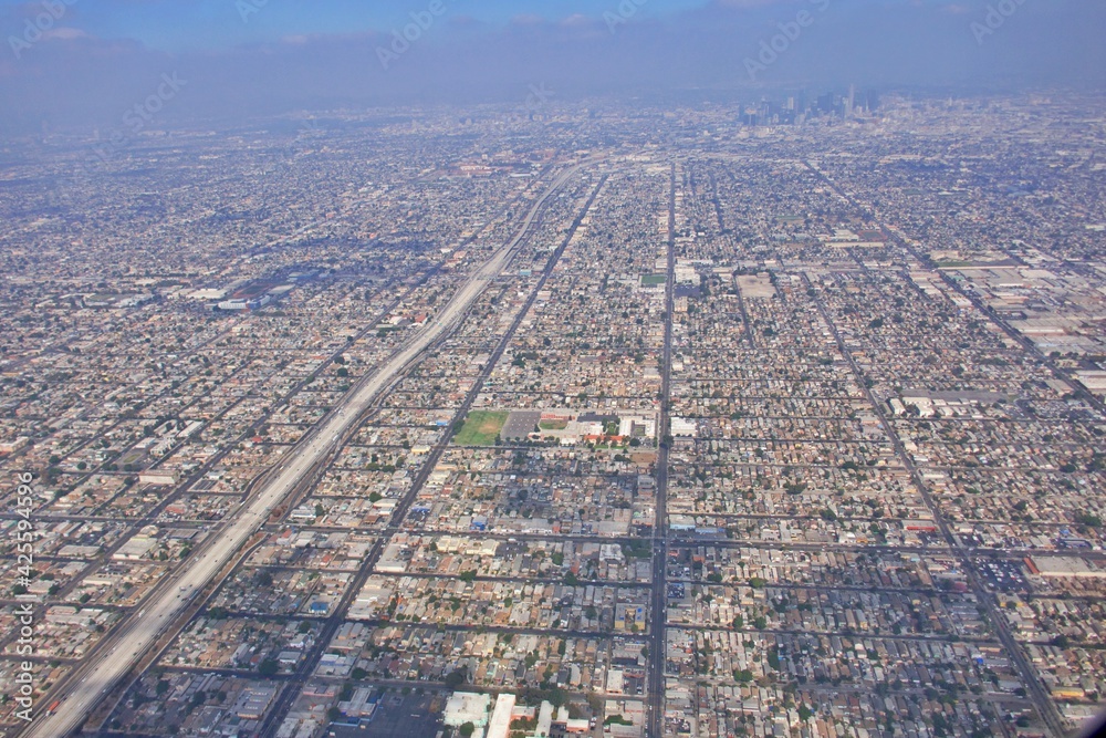 Luftaufnahme über Los Angeles Luftaufnahme über Los Angeles
