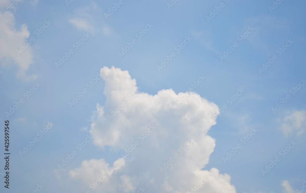 Blue sky with a cloud. Blue sky with a cloud.