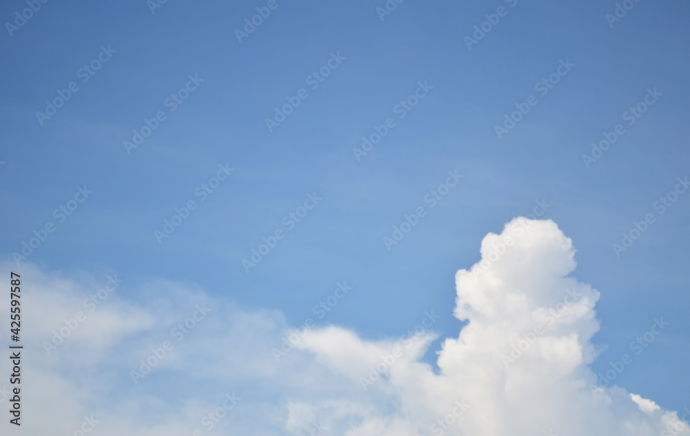 Blue sky with a cloud. Blue sky with a cloud.