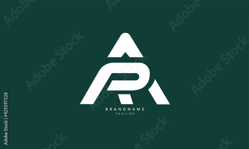 Alphabet letters Initials Monogram logo ARP, AR, RP photo