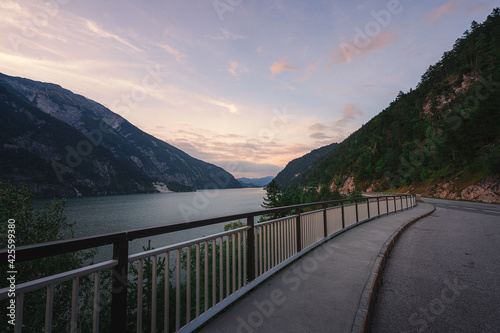Landscape at the Achensee lake in Austria.  © David